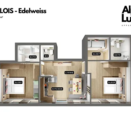Beim Lois Edelweiss - An Alpenluxus Appartement, Zillertal ゲルロス